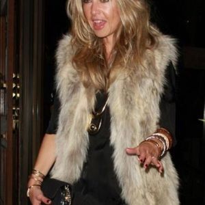 Rachel Zoe faux fur vest